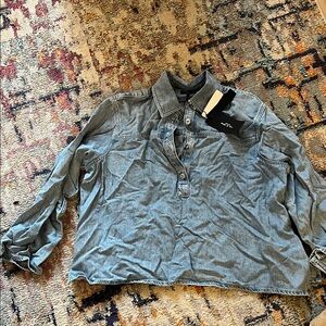 Brand New with Tags! Rag and Bone Denim Long-Sleeve Shirt - Gray